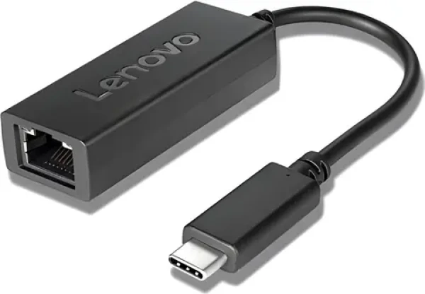Lenovo ThinkPad USB-C to Ethernet Adapter čierna / Redukcia / USB-C / RJ-45