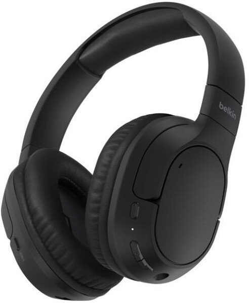 Belkin Belkin AUD009HQBK słuchawki/Sada słuchawkowy Bezprzewodowy Opaska na głowę Połączenia/muzyka USB Type-C Bluetooth Čierny