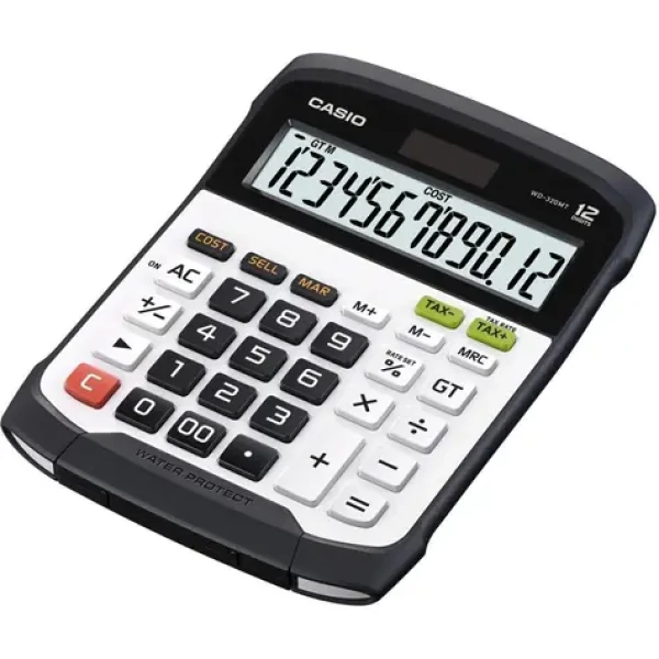 Casio WD-320MT / Kalkulačka / vodeodolná / 12-miestny displej / IP54 (4549526612657)