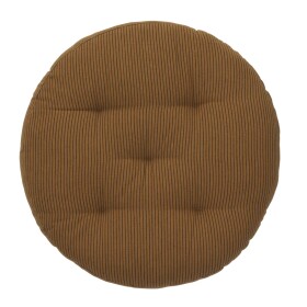 MADAM STOLTZ Kulatý sedák na židli Sugar almond / Black Ø 45 cm