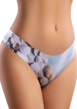 Dámske brazilky Fresh Summer Shells lilac - Meméme L