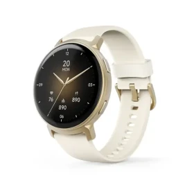 HAMA 7020 zlatá / SMART hodinky / Amoled displey 1,32 "/ telefonovanie / GPS / Bluetooth / IP68 / hlasový asistent (178641)