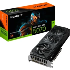 GIGABYTE RTX 5070 WINDFORCE SFF OC 12GB / 2325 - 2542 MHz / 12GB GDDR6 / 192-bit / HDMI + 3x DP / 600W / (16) (GV-N5070WF3-12GD)