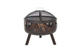 RedFire Firepit Blazer čierna / vonkajšie ohnisko s grilom / oceľ / priemer 61 cm (85044)