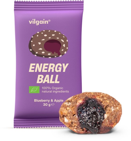 Vilgain Energy Ball BIO – čučoriedka a jablko 30 g