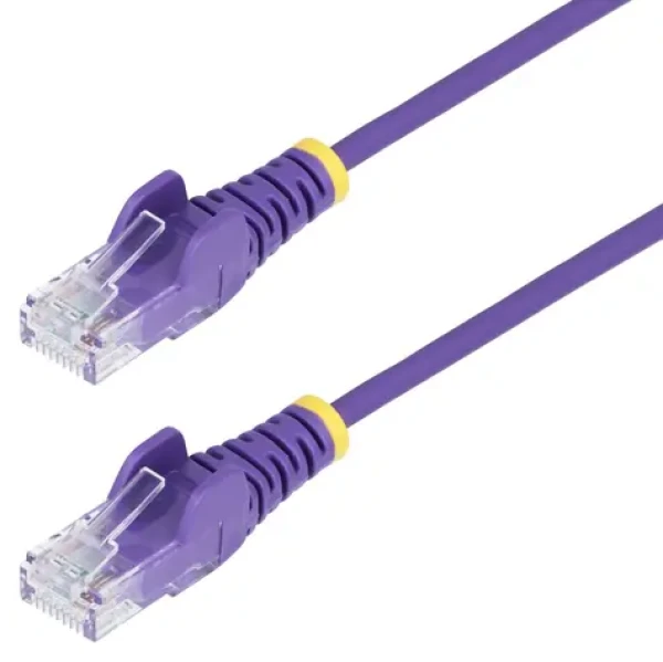 StarTech CAT6 Slim purpurová / Patch kábel / 15 m / RJ-45 / PoE (N6PAT15MPLS)