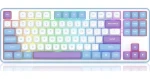 Redragon K707 Mint Mambo biela / Bezdrôtová herná klávesnica / mechanická / podsvietená (K707WBP-RGB-PRO StarBlade)