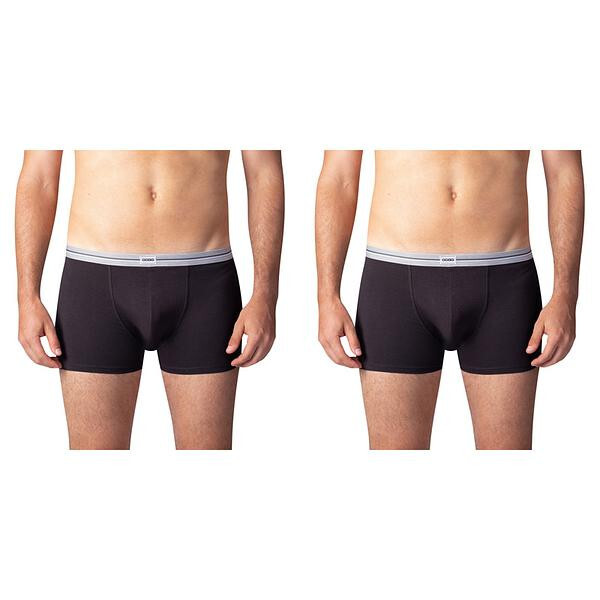 Dvojité balenie bavlnených boxeriek ULTRA RESIST BOXER 2x - BELLINDA - čierne M