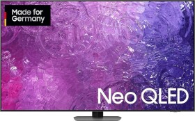 Samsung SAMSUNG Neo QLED GQ-65QN90C, QLED television (163 cm (65 inches), titanium, UltraHD/4K, twin tuner, HD+, 120Hz panel)