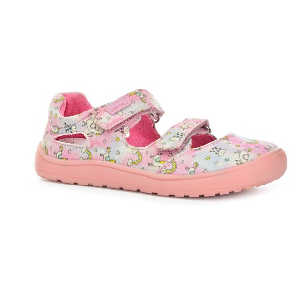 Protetika Plus Protetika Tafi Pink Unicorn barefoot sandále 28 EUR