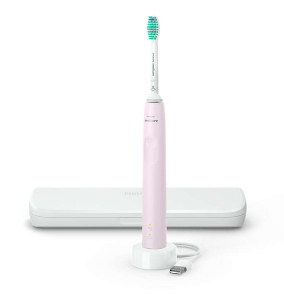 Philips HX3673/11 Sonicare ružová / Elektrická zubná kefka / 31.000 pulzov / časovač (HX3673/11)