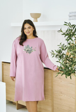 Taro Patricia 3473 long/r 4XL-6XL dámske tričko meruňka 6XL