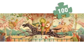DJECO Panoramatické puzzle Skvelá jazda