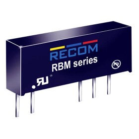 RECOM RBM-1205S DC / DC menič napätia 12 V 5 V 0.2 A 1 W Počet výstupov: 1 x; RBM-1205S
