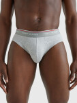 Pánske slipy 3-PACK COTTON BRIEFS 1U87903766004 čierna/sivá/biela Tommy Hilfiger