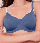 Dámske plavky Summer Allure W sd 01 blue/ecru - Triumph 38G