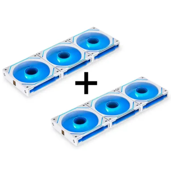 Lian Li UNI FAN SL-INF 120 ARGB PWM (6ks) biela + ovládač / 120 mm / 32 dB @ 2100 RPM / 63.6 CFM / 4pin (GABU-740)
