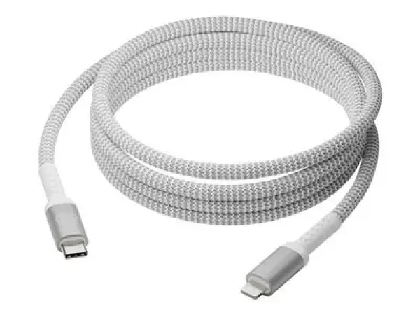 Dbramante1928 re-charge / Nabíjací kábel / USB-C - Lightning / 2,5 m / pletený (CB25CLGR7121)