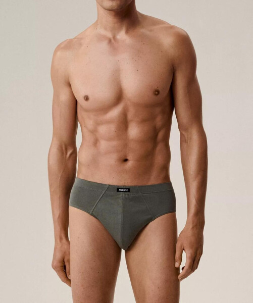 Nohavičky Atlantic 3MP-129 A'3 M-2XL khaki-zeleno-modrá XL