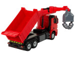 RASTAR Nákladné auto s drapákom Mercedes Rastar R/C na diaľkové ovládanie červené