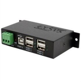 Exsys EXSYS EX-1163HMS 4-portowy koncentrator USB 2.0 Metall