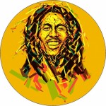 Jedlý papier Bob Marley animácia 19,5 cm - Pictu Hap - Pictu Hap