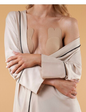 Nálepky na prsia Julimex PS-10 Silikónové Rabbit Béžová C/D