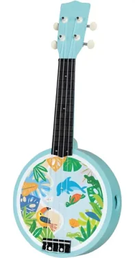 GOKI Drevené detské banjo