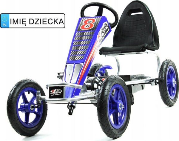 Mamido šliapacia motokára s nafukovacími kolesami Ahead AIR modrá