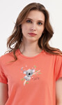 Dámske capri pyžamo Koala oranžová XL