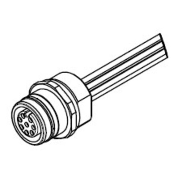 Molex upravený zástrčkový konektor pre senzory - aktory, 1200845002, 1 ks; 1200845002