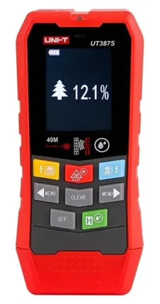 UNI-T UT387S / Nástenný skener / Detekcia kovov, dreva a vedenia / Vlhkomer dreva / Diaľkomer 40 m (UT387S)