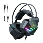 ONIKUMA X20 čierna / Herné slúchadlá / USB / jack 3.5 mm / RGB / mikrofón (X20 Black (N))