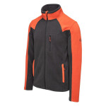 Pánska mikina Polar Monar M 92800621574 grey-orange - Hi-Tec XXL