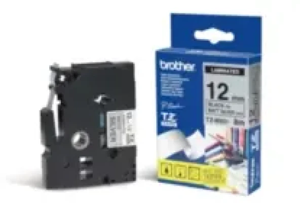 Brother - TZ-M931, strieborná metalick / čierna (12mm, laminované) (TZM931)