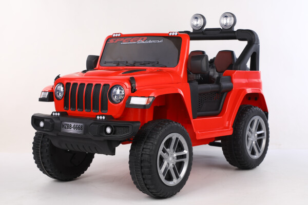 Mamido Mamido Elektrické autíčko SPEED 2.0 - 4x4 červené | 180W | EVA | LED | 2,4 Ghz | ECO koža | 12V7Ah