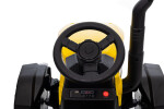 Mamido Mamido Detský elektrický traktor s vlečkou 12V 7Ah žltý