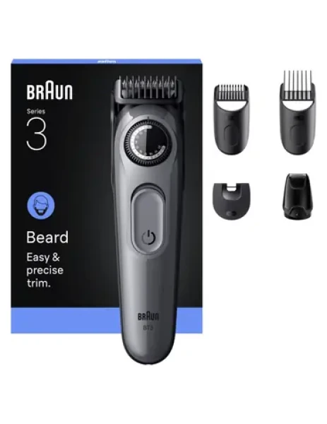 Braun Series 3 BT3560 / Zastrihávač / Pánsky / 50 min prevádzka / Fúzy (8700216427906)