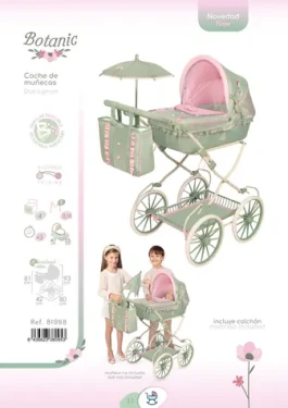 DECUEVAS 81068 Skladací kočík pre bábiky Botanic 2026