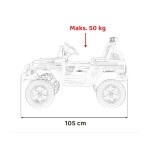 Mamido Elektrické autíčko OFF ROAD 4x4 SPORT červené