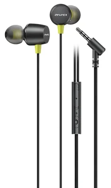 AWEI L5 čierna / Slúchadlá do uší / mikrofón / Jack 3,5 mm (L5)
