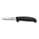 VICTORINOX Fibrox / Nôž na hydinu / Čepeľ 8 cm / Hladké ostrie / Čierna rukoväť (5.5903.08)