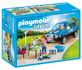 Playmobil® City Life 9278 Pojazdný salón pre psov /od 4 rokov