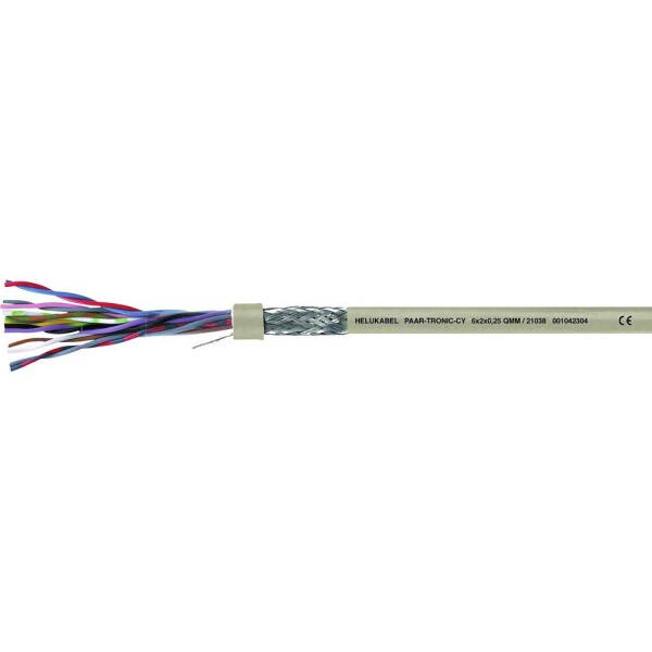 HELU 21035-1000 dátový kábel LiYCY 3 x 2 x 0.25 mm² sivá 1000 m; 21035-1000
