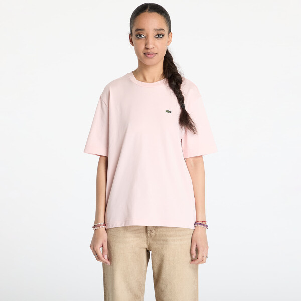 Tričko LACOSTE Soft Cotton T-shirt Rose Pale XS