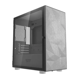 DarkFlash DLM21 biela / mATX / bez ventilátorov / 3x USB-A / priehľadná bočnica / bez zdroja (DLM21 WHITE)