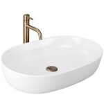 REA - Umývadlo na dosku CLEO 61 WHITE MATT REA-U9653