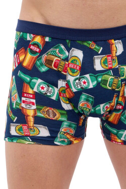 Pánske boxerky 280/236 Tatoo Bottles - CORNETTE tmavě modrá M