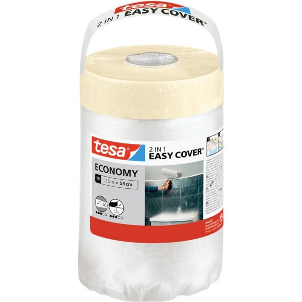 Tesa 58882-00000-04 krycia fólia tesa Easy Cover® (d x š) 25 m x 55 cm 1 ks; 58882-00000-04