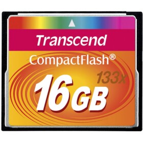 Transcend Standard 133x CF pamäťová karta 16 GB; TS16GCF133